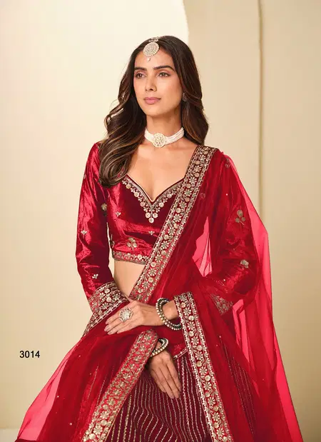 Mehvish Vol 31 By Dani Fashion Ice Velvet Lehenga With Blouse Dupatta Wholesale Online